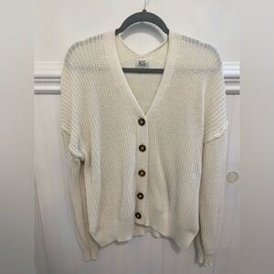BDG Women's Off-White Button-Up Cardigan